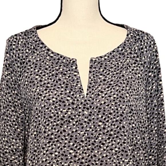 Cotton Bleu Long Sleeve Blouse Size 2X - Picture 2 of 5